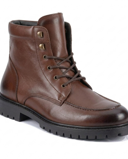 S&B Moc-Toe Boot -Brown