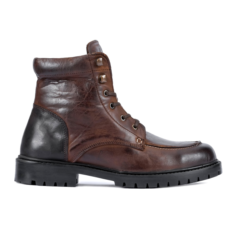 S&B Moc-Toe Boot -Brown