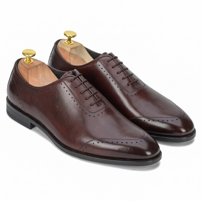 S&B  Wholecut Brogue  - Cherry