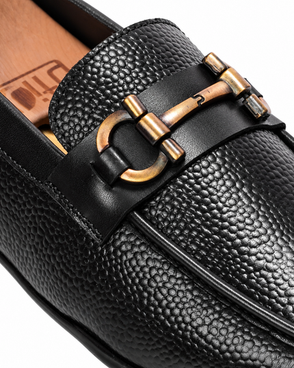S&B Housebit Driving Loafer - Black