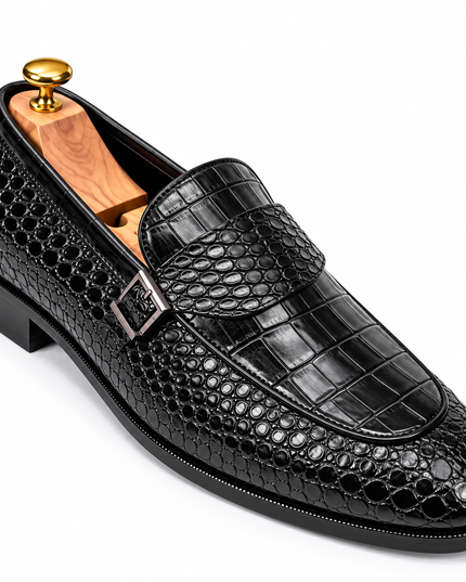 S&B Modena Monk Loafer - Black