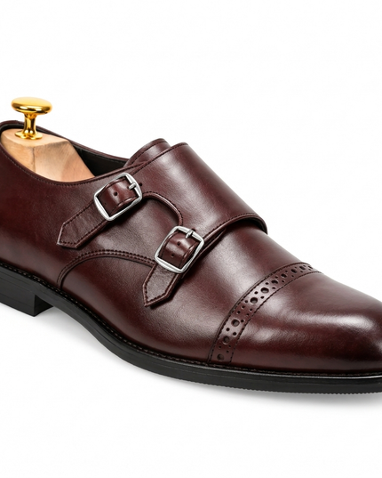 S&B Classic Monk Loafer - Brown