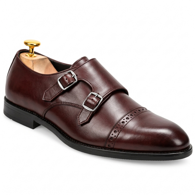 S&B Classic Monk Loafer - Brown