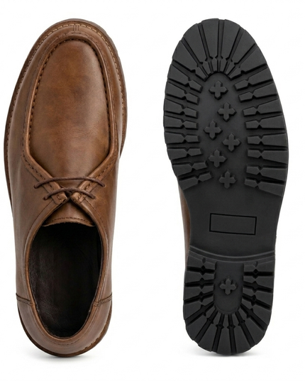 S&B Tan Heritage Boat Shoes