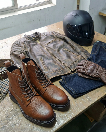 S&B Rugged Boot -Tan