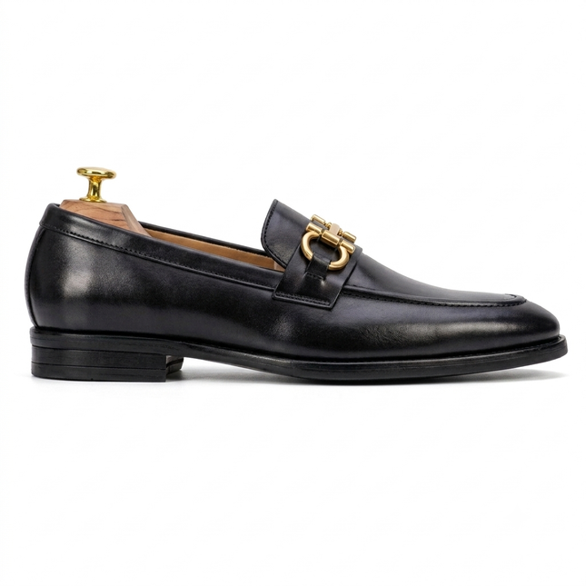 S&B Horsebit Loafer – Black