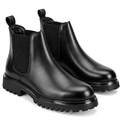 S&B Black Chunky EVA Chelsea Boots