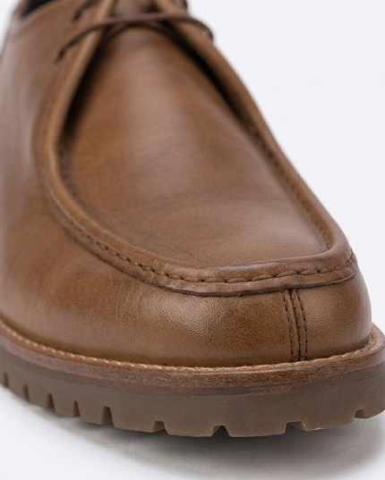 S&B Tan Heritage Boat Shoes