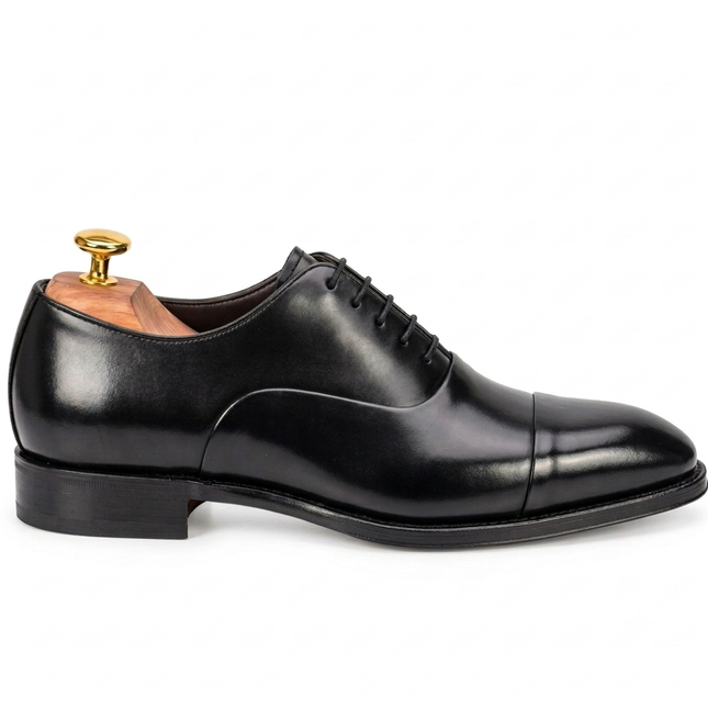 S&B Cap Toe Oxford - Black