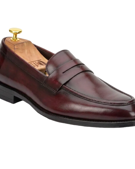 S&B Classic Penny Loafer – Cherry