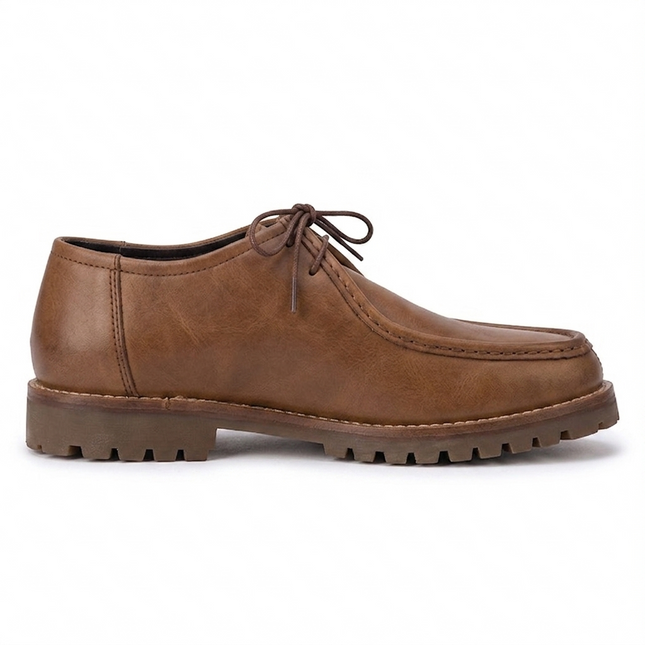 S&B Tan Heritage Boat Shoes