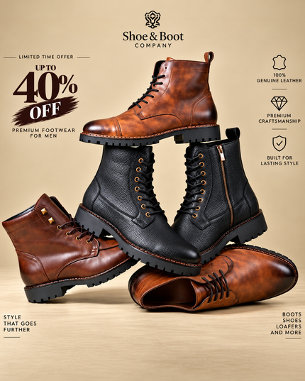 S&B Rugged Boot -Black